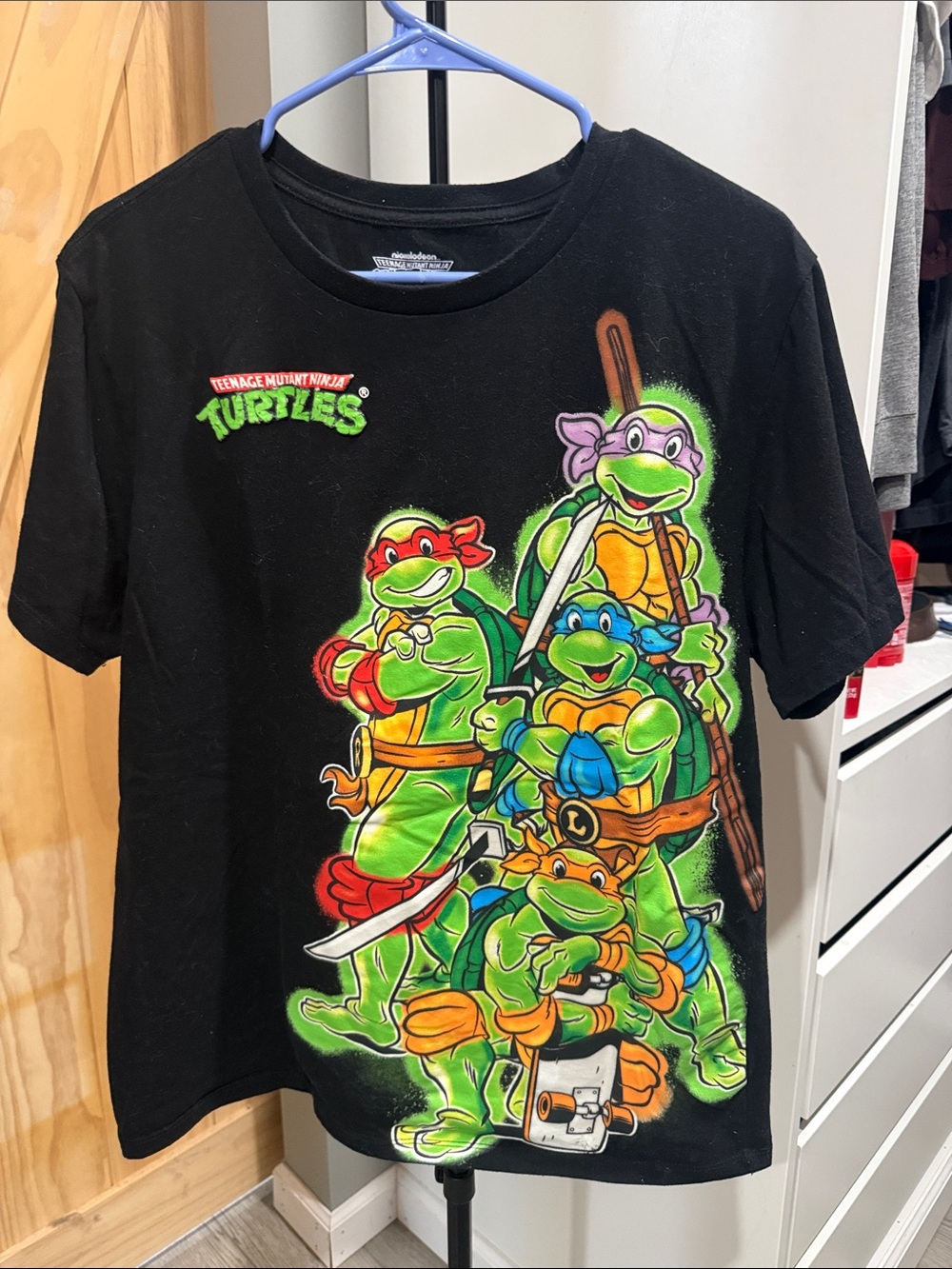 Teenage Mutant Ninja Turtles Men’s Black Graphic Tee